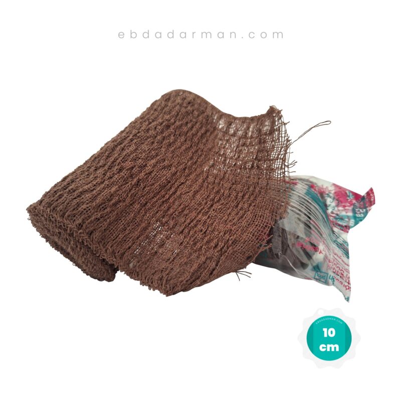 burn bandage crepe brown 10 cm